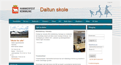 Desktop Screenshot of daltunskole.no